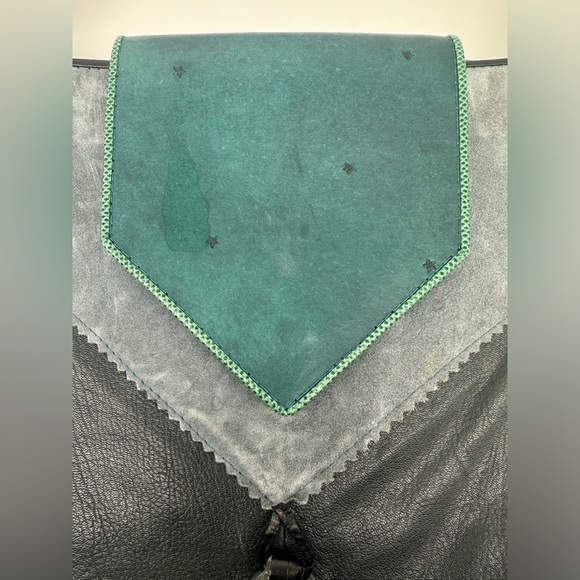 Vintage Ruby Firecat Leather Tote Purse Bag Tassel Designer Southwestern OOAK - Picture 8 of 16